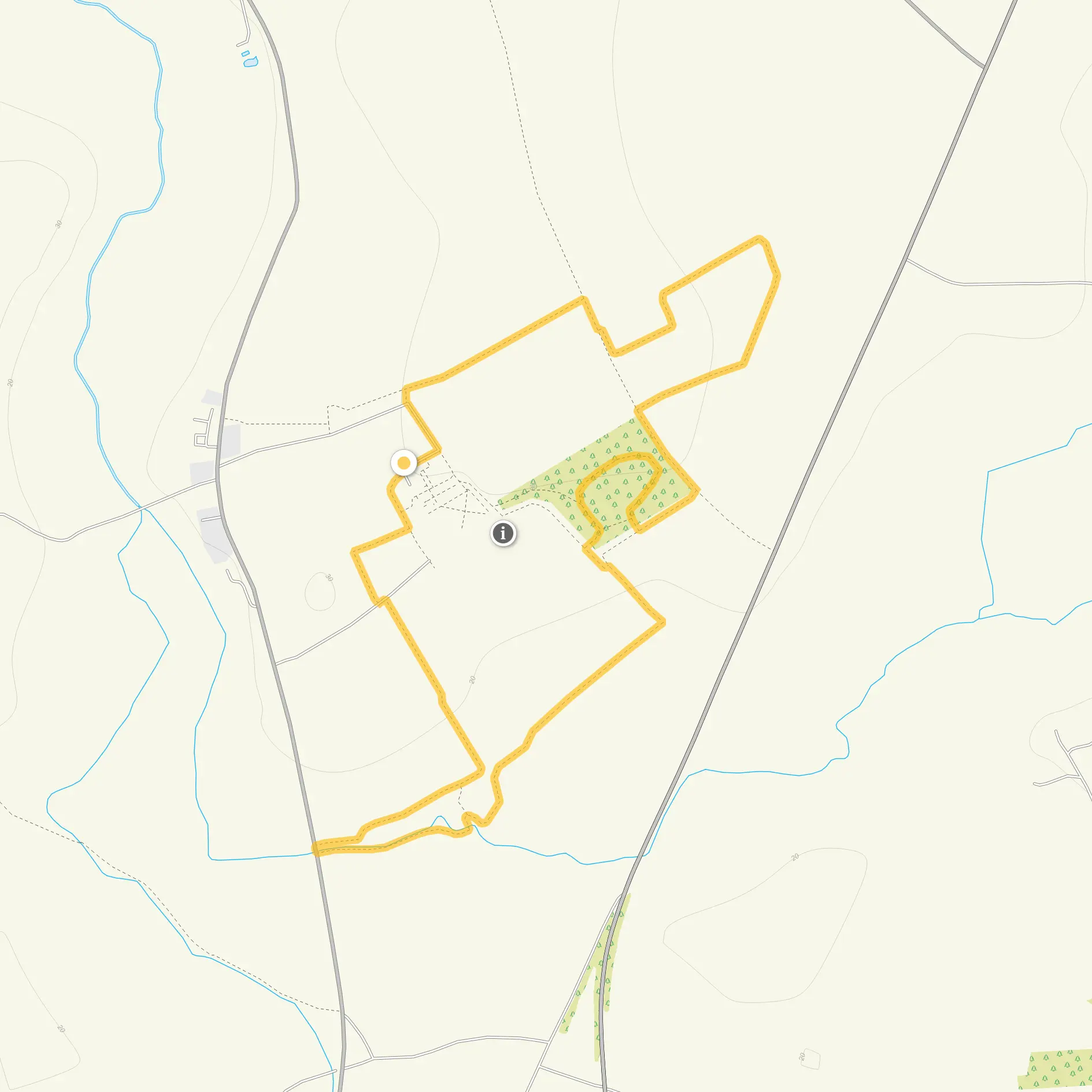 Route map for Lytes Cary Walk, a 2.75 mile circular walk in Somerset