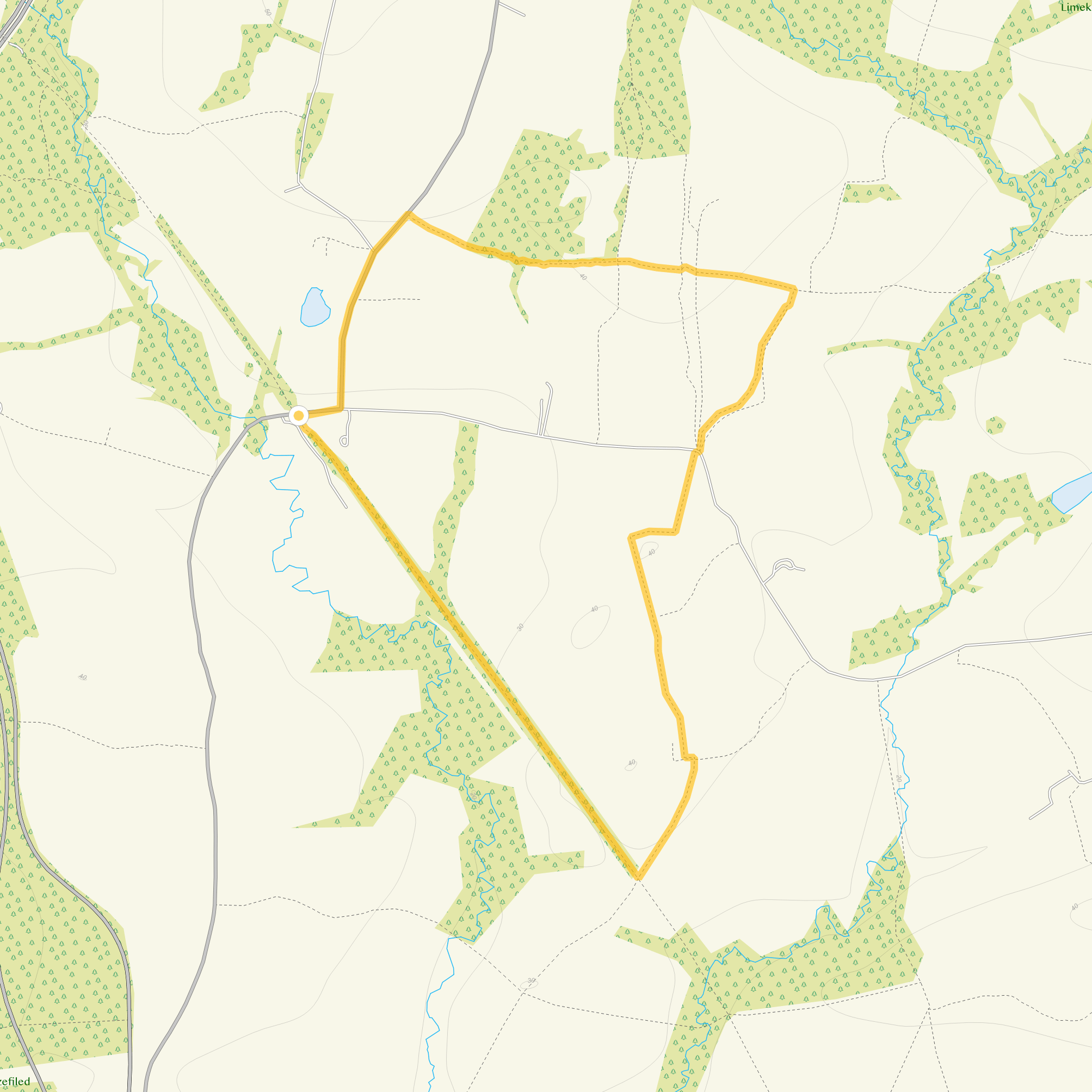 Route map for Copsale Walk 1, a 2.25 mile circular walk in Sussex