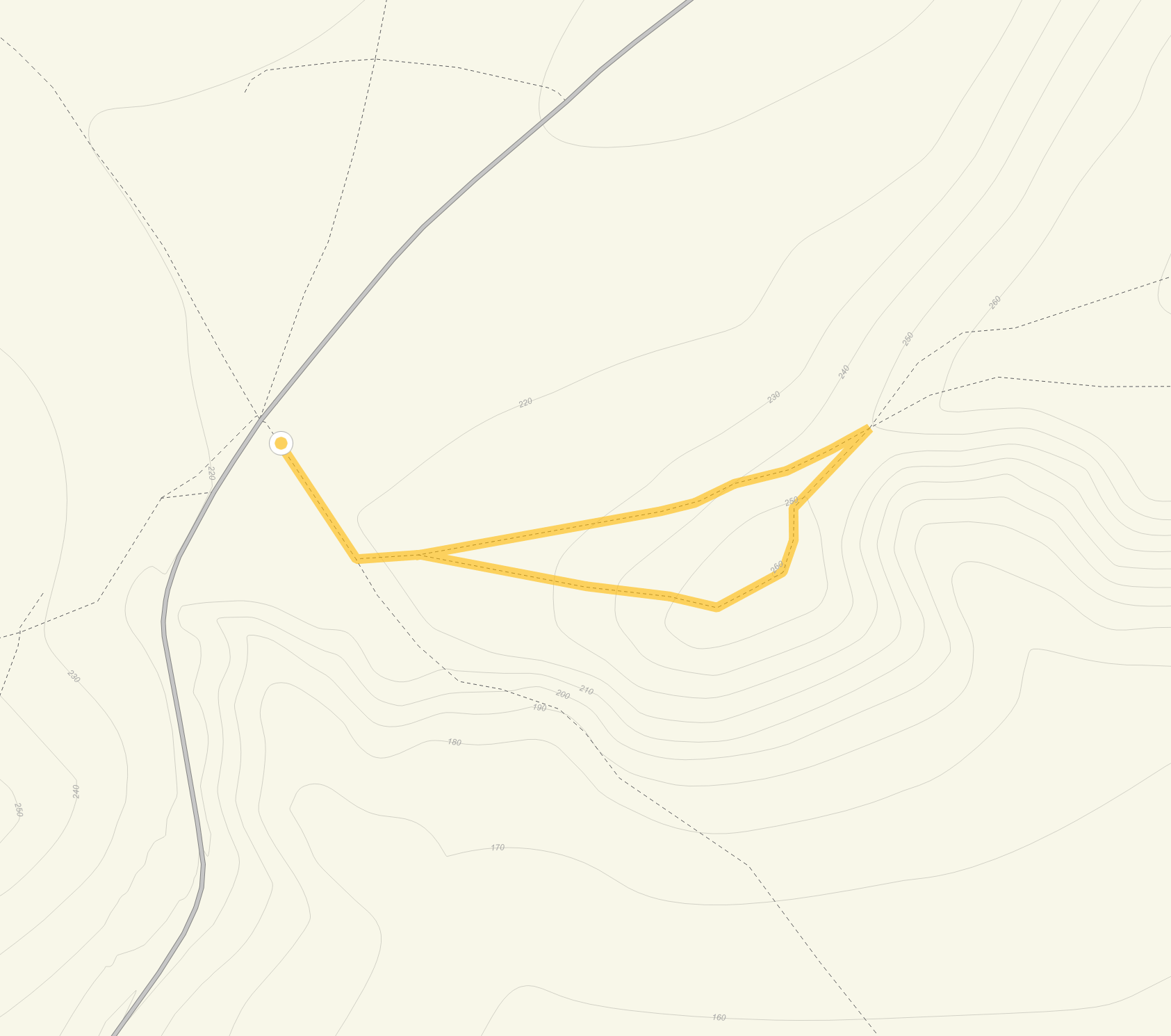 Route map for Pewsey Downs walk and Knap Hill, a 1 mile circular walk in Wiltshire