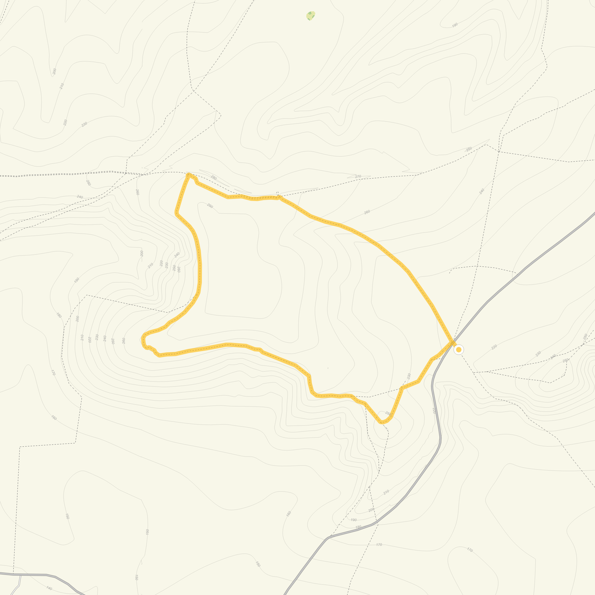 Route map for Pewsey Downs walk and Milk Hill, a 3 mile circular walk in Wiltshire